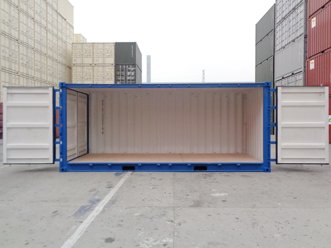 20-Foot Open Side Shipping Container